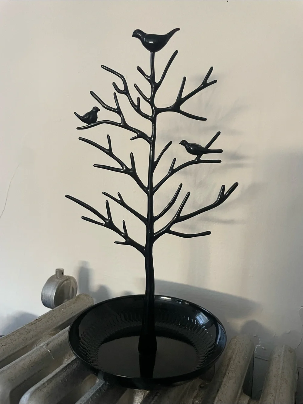 Metal Bird Jewelry Tree